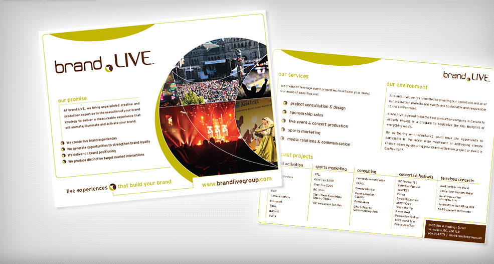 BRAND LIVE GROUP
