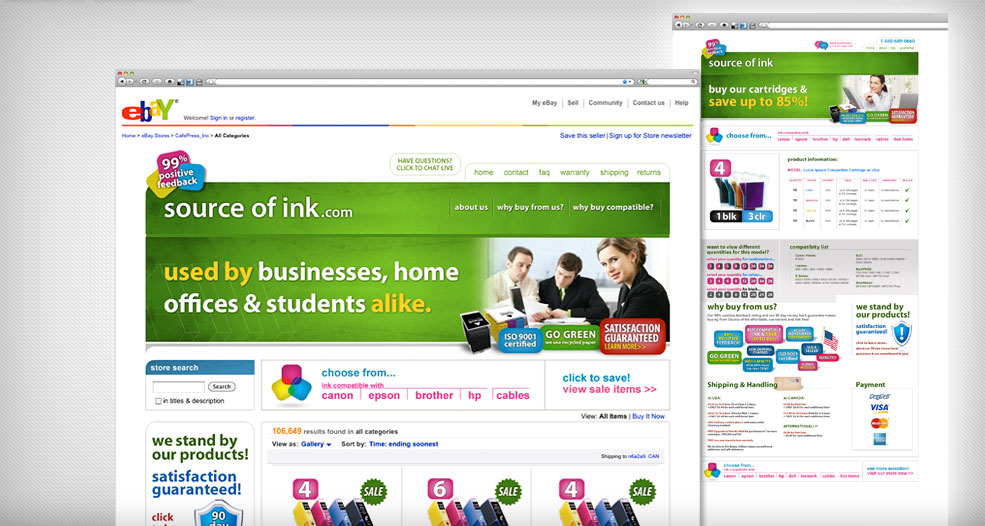 SOURCE OF INK EBAY